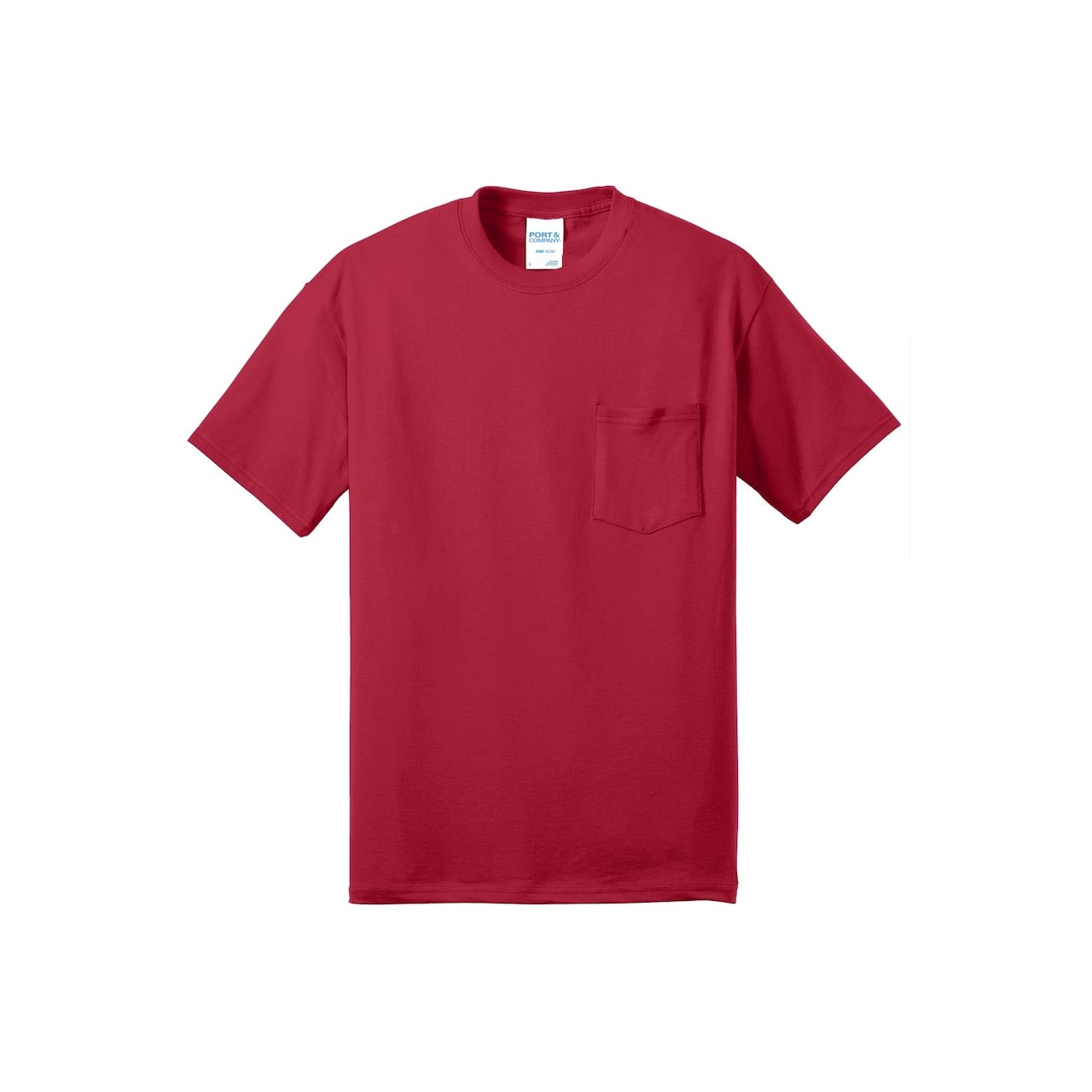 Port & Company® Core Blend Pocket Adult Tall Tee